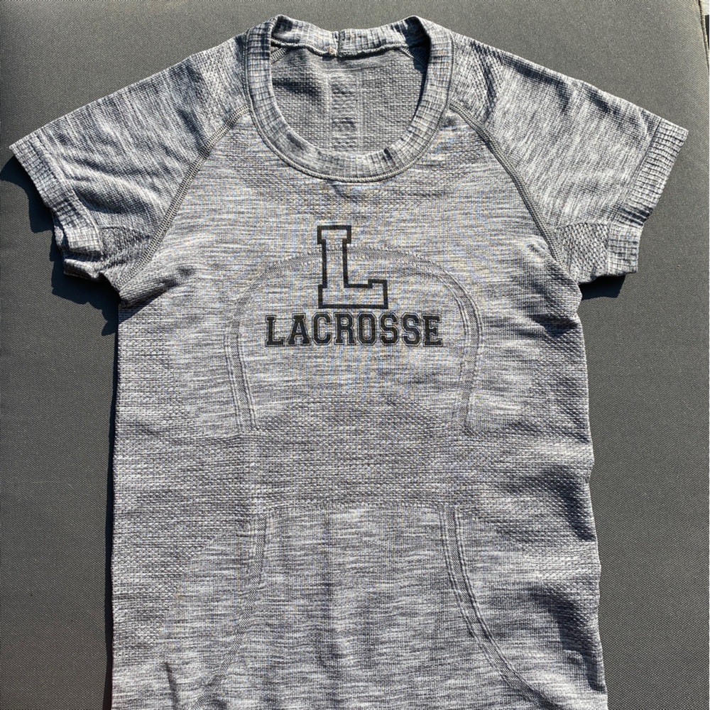Lululemon Swiftly Tech Short Sleeve Crew heathered grey lacrosse 2